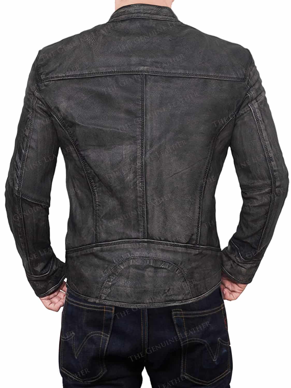 Black Party Lambskin Leather Jacket