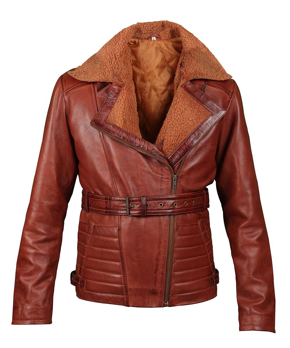 Blingsoul-Women-Asymmetrical-Leather-Jacket