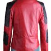 Damask Leather Jacket for Womens