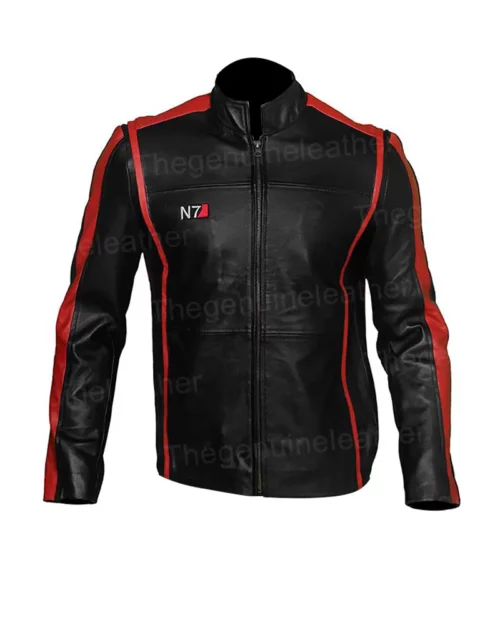 Men N7 Mass Effect 3 Biker Jacket