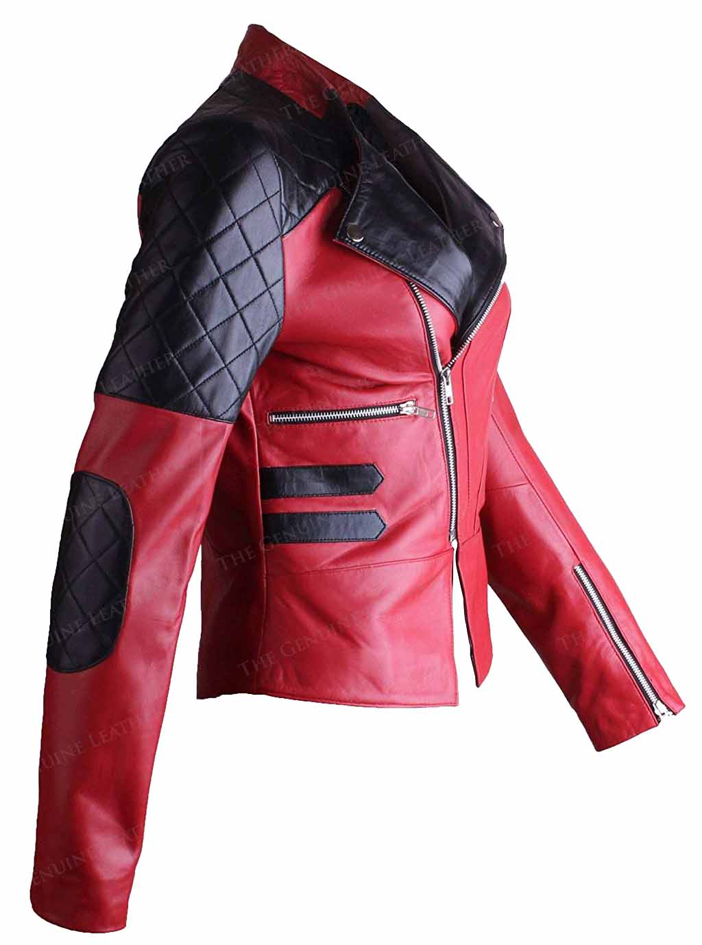 Motor Bike Women Leather Jacket