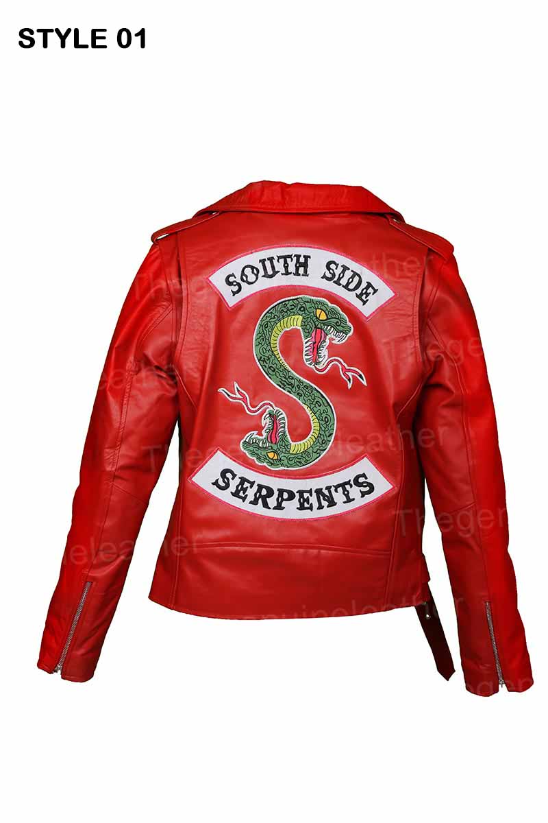 Details about   LNJ Mens Riverdale Southside Serpents Biker Gang Jughead Jones Leather Jacket 