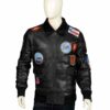 Top Gun Black Leather Jacket