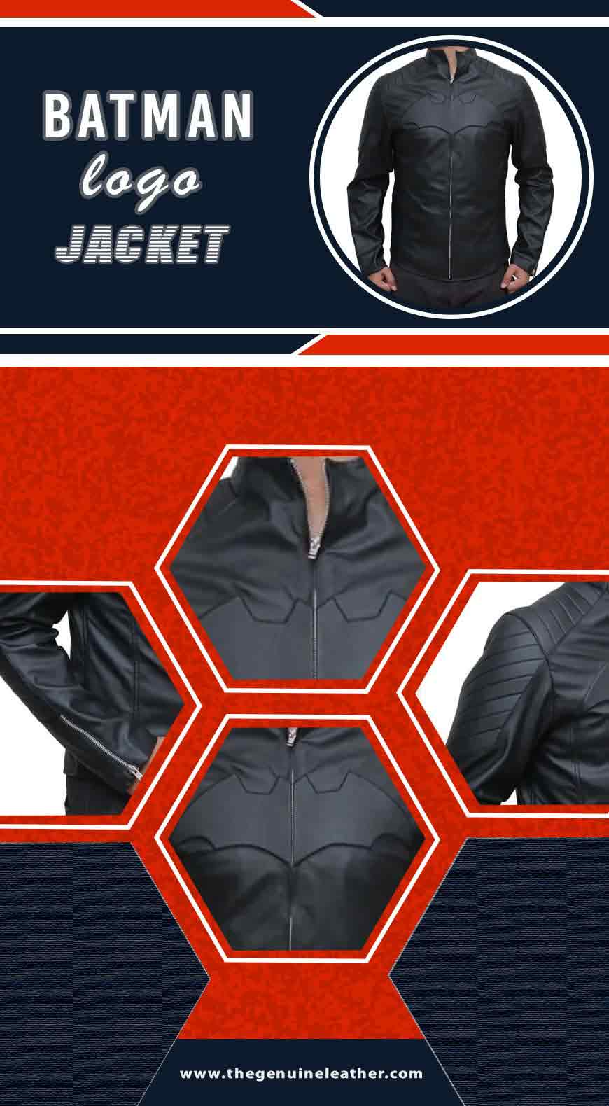 batman logo jacket info