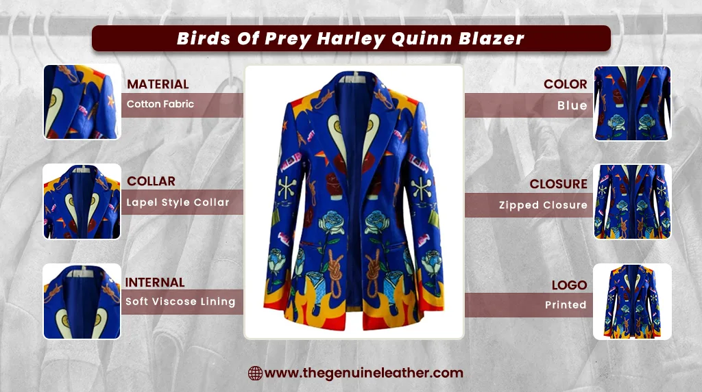 Birds Of Prey Harley Quinn Blazer