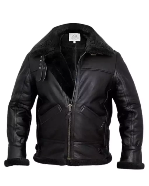 Mens Aviator B3 Shearling Sheepskin Jacket