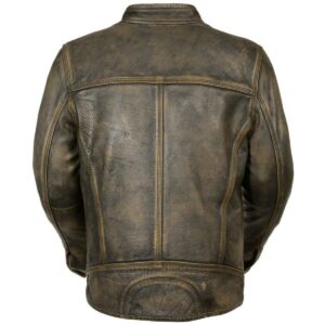CAFE RACER MOTORCYCLE LEATHER JACKET