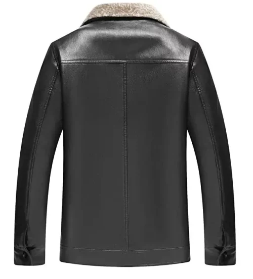 Lierdar Fur Faux Leather Jacket