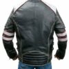 Cafe Racer Retro Distressed Leather Jacket