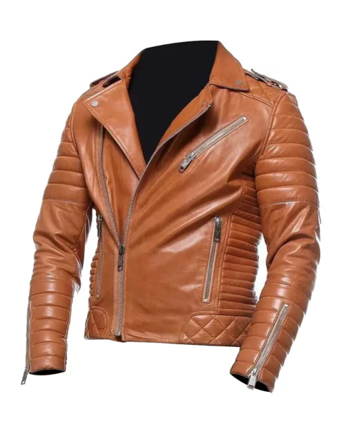 Mens Motorcycle Leather Jacket