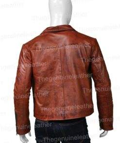 Aquaman Justice League Brown Leather Jacket