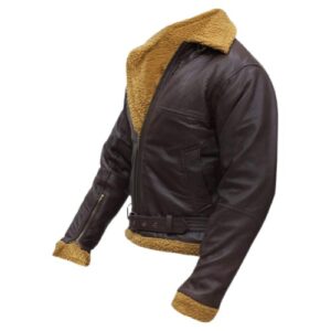 Men B3 Flying Aviator Shearling Jacket