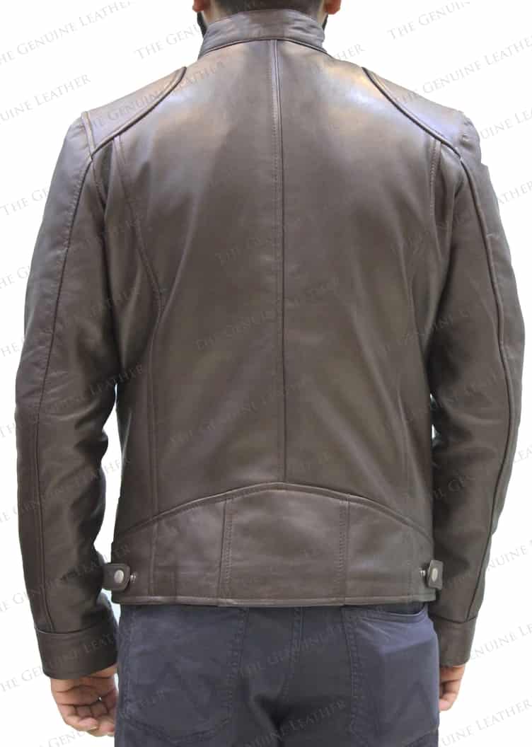 Brown Retro Leather Jacket