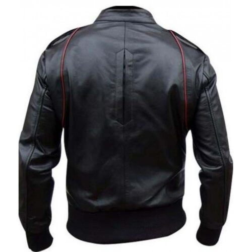 Mens Leather Biker Jacket