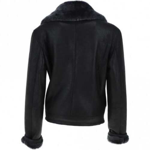 Women Aviator Shearling Jacket