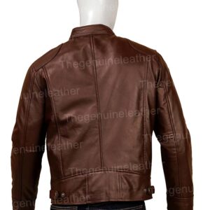Men Brown Leather Jacket