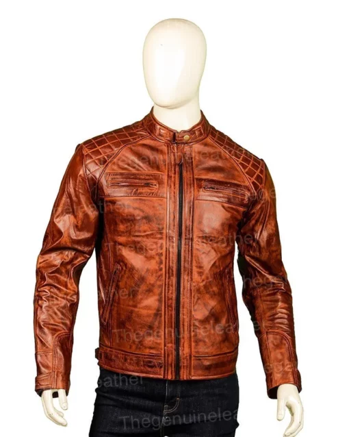 Men-Shoulder-Design-Brown-Leather-Jacket