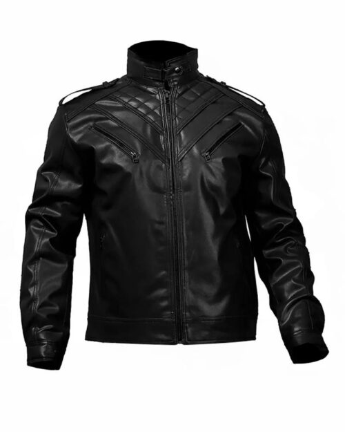 Mens Cafe Racer Leather Jacket