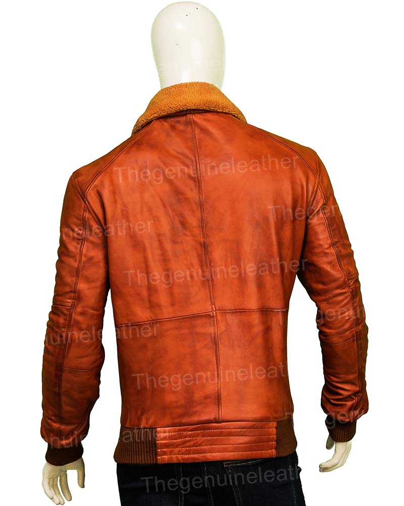 Mens Yellow Leather Jacket