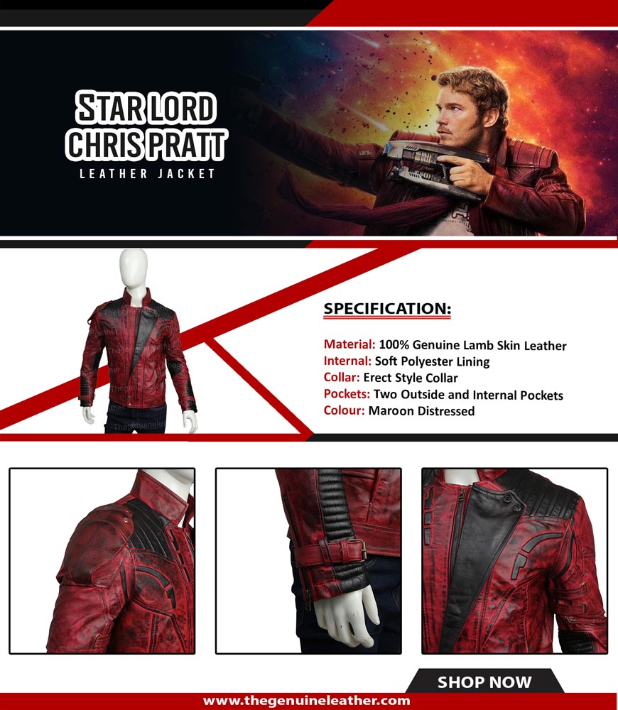 Star Lord 2 Chris Pratt Jackets