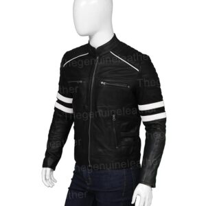 Mens Cafe Racer Retro Jacket