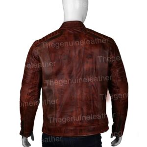 Mens Cafe Racer Leather Jacket