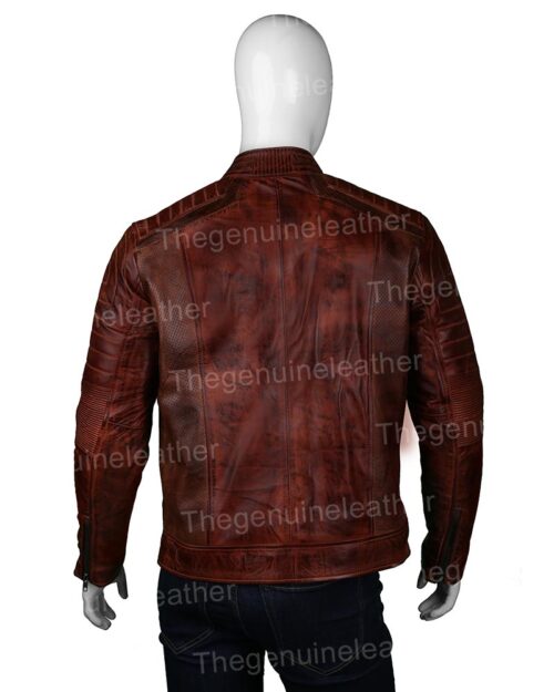 Mens Cafe Racer Leather Jacket