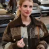 Emma Roberts Holidate Plaid Jacket