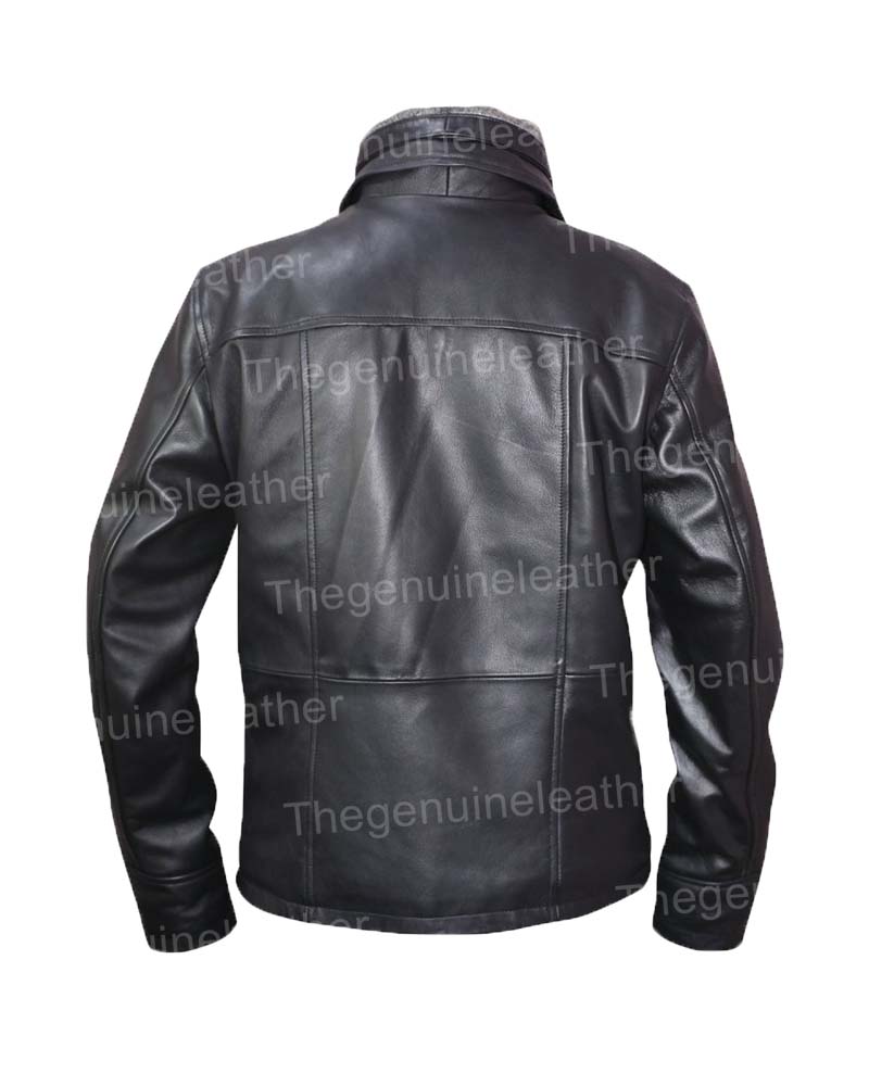 Pristine Leather Mens Motorcycle Slim Fit Leather Jacket Coat