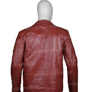 Mens Brown Leather Blazer