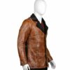 Mens-Distressed-Brown-Coat