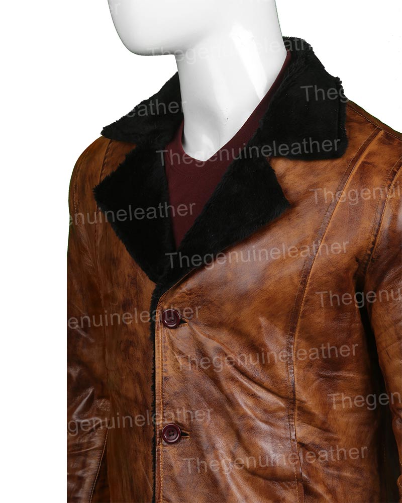 Mens-Fur-Leather-Coat
