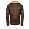 Mens Leather Shearling Jacket