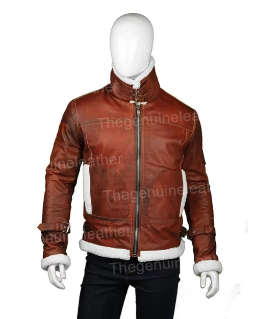 RAF B3 Aviator Flight Bomber Leather Jacket