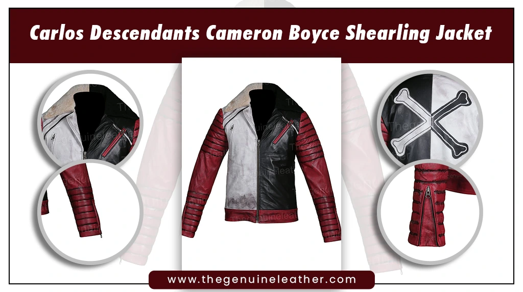 Carlos Descendants Cameron Boyce Shearling Jacket