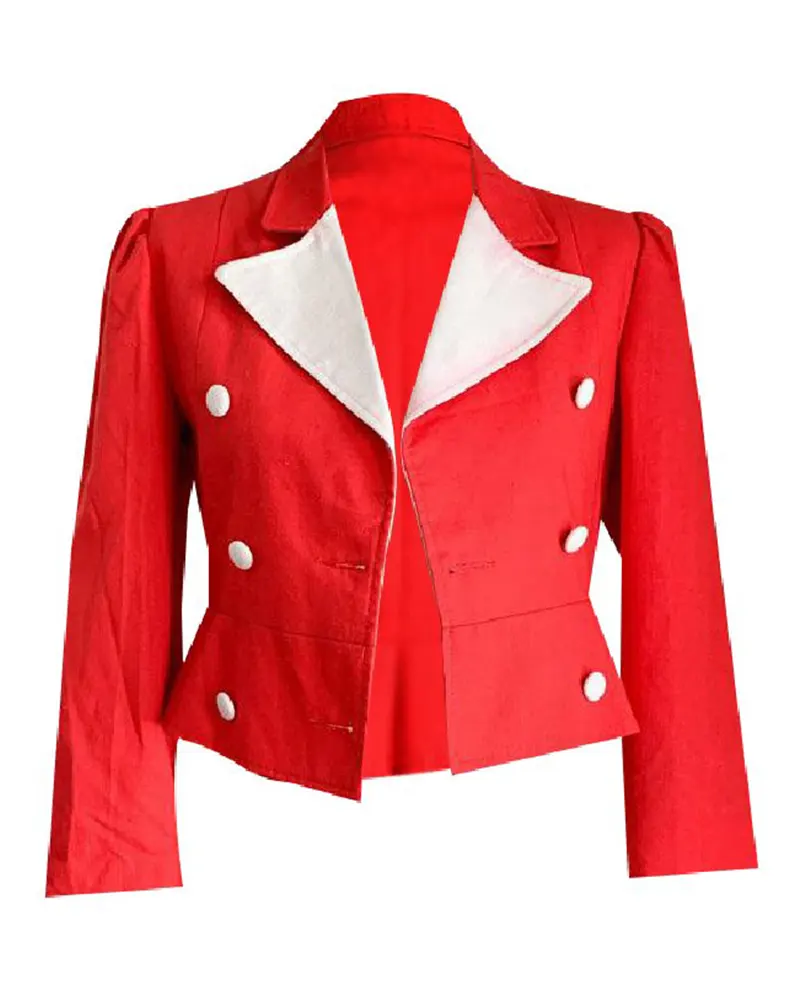 Womens Vintage Red Blazer