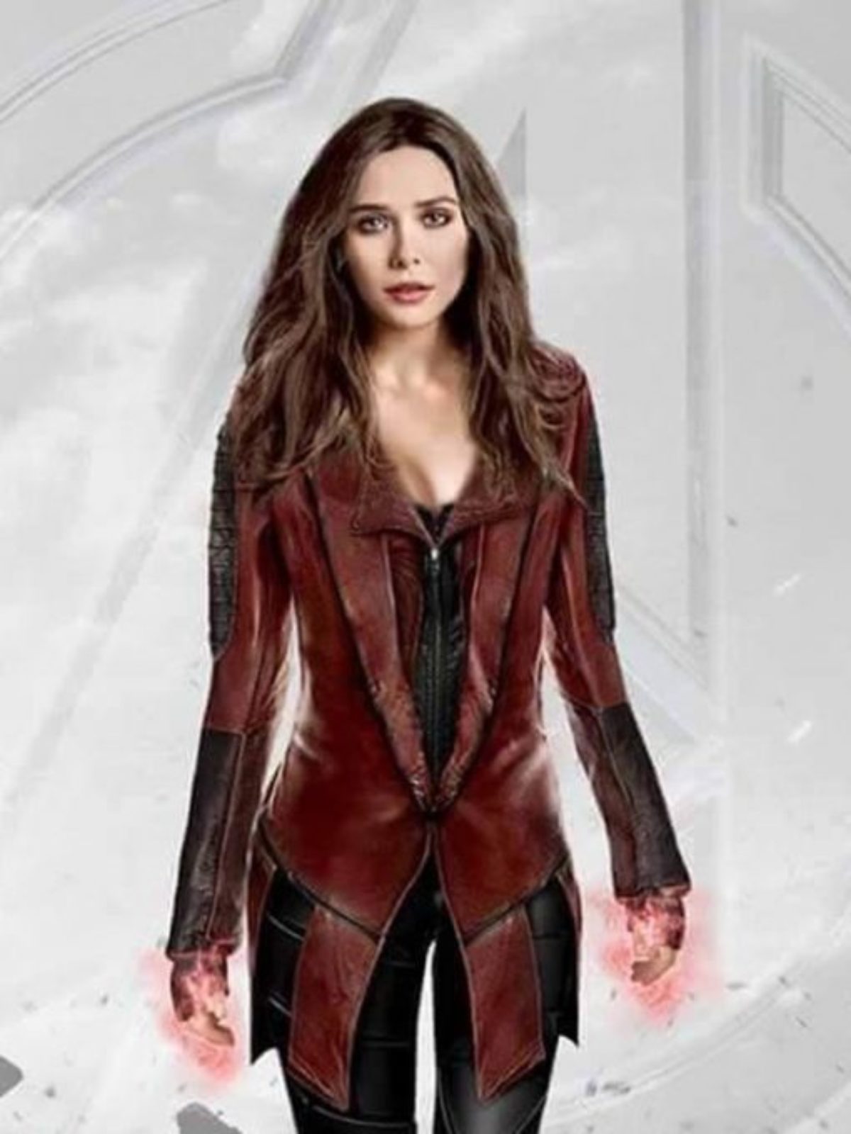 Luca Designs Women's Scarlet Witch Leather Jacket