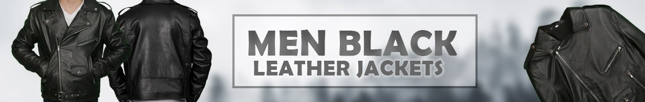 Black Leather Jacket | Mens Black Jackets | Leather Mens Jacket