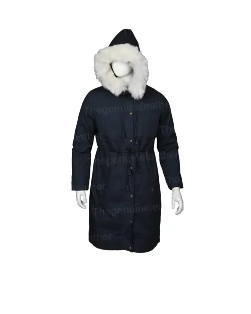 Womens Parka Coat With Fur Hood