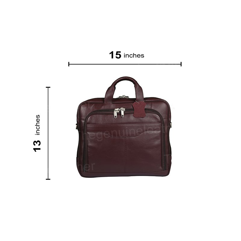 Computer Briefcase Business Case Leather Bag