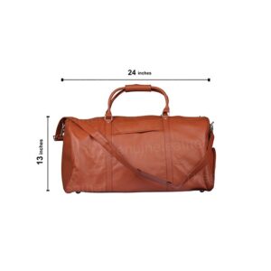 Genuine Leather Duffle Bag