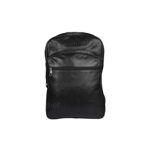 Handmade Genuine Black Backpack