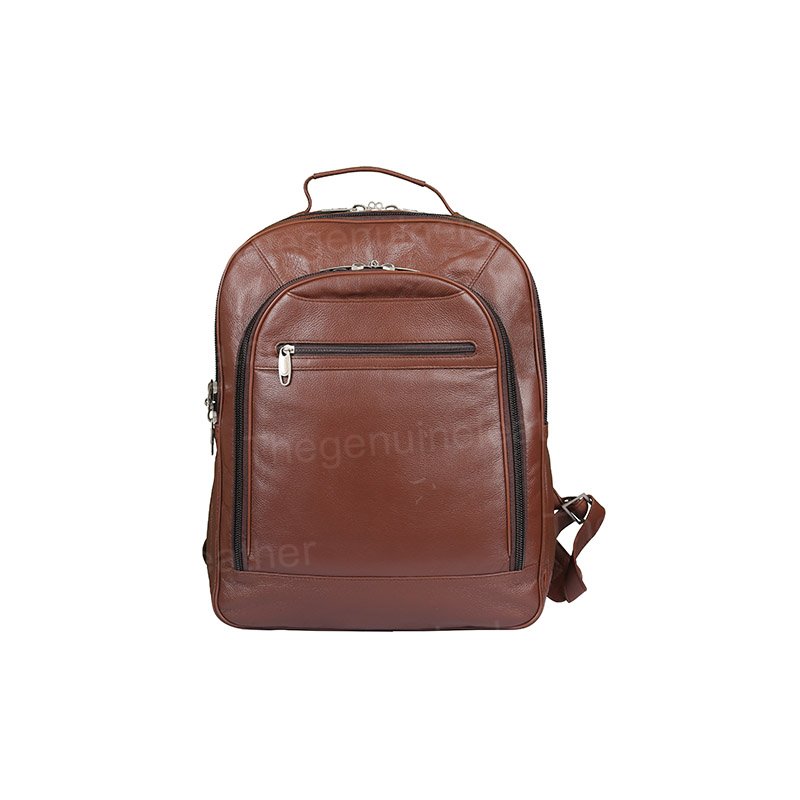 Handmade Genuine Brown Backpack