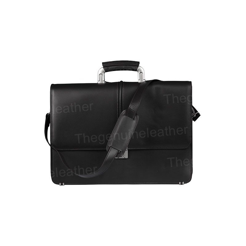 Venezia Black Briefcase Laptop Bag