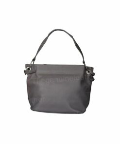 Womens Grey Leather Tote