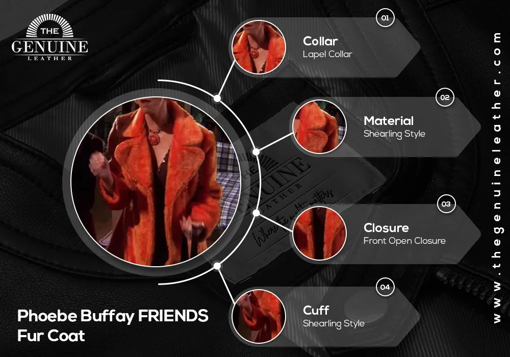 Phoebe Buffay FRIENDS Fur Coat