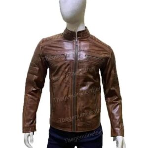 Mens Brown Leather Jacket