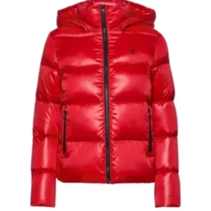 Mens Red Puffer Jacket