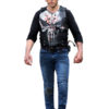 Frank Castle The Punisher Black Leather Vest