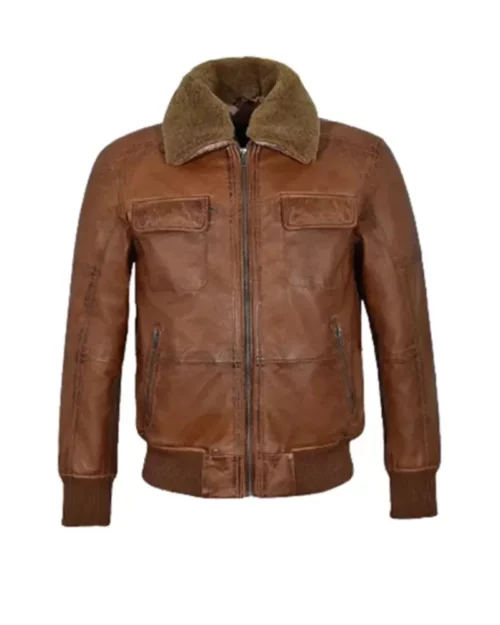 Men’s AIR Force Fur Bomber Jacket